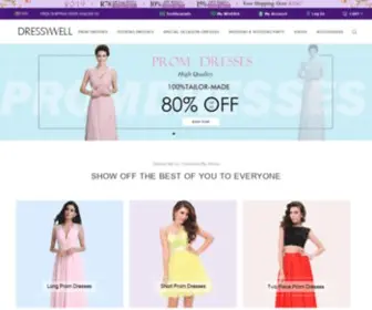 Dressywell.co.za(Prom Dresses) Screenshot
