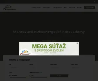 DrevodomZvolen.sk(DrevoDom Zvolen ponúka a realizuje po celej Slovenskej republike vysoko kvalitné drevodomy) Screenshot