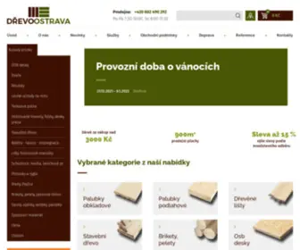 Drevoostrava.cz(Dřevo Ostrava) Screenshot