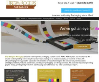 Drewandrogerspackaging.com(D and R Packaging) Screenshot