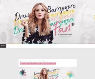 Drewbarrymorefan.com(Drew Barrymore Fan) Screenshot