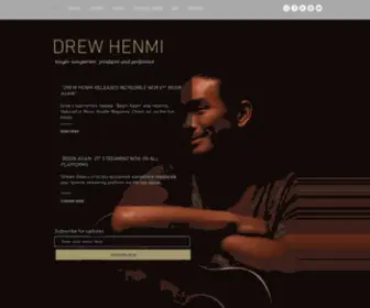 Drewhenmimusic.com(Drew Henmi) Screenshot