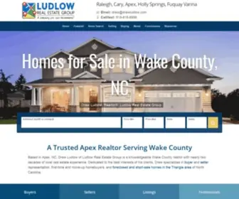 Drewludlow.com(Apex, NC Realtor) Screenshot