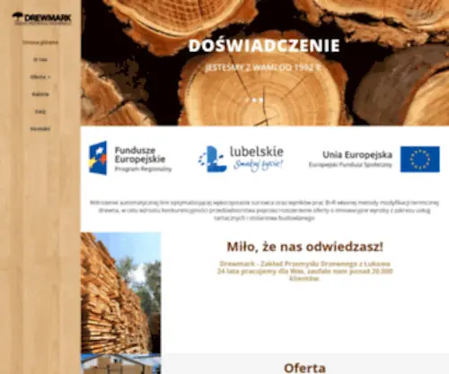 Drewmark.com.pl(Zakład przemysłu drzewnego z Łukowa) Screenshot
