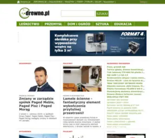 Drewno.pl(Portal branży drzewnej) Screenshot