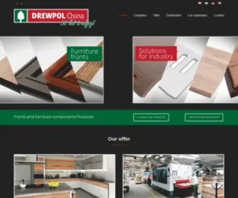 Drewpol.pl(Producent frontów meblowych) Screenshot