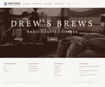 Drewsbrewscoffee.com(Drew's Brews) Screenshot