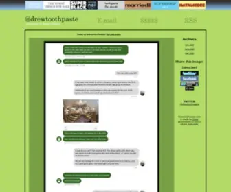 Drewtoothpaste.com(Journeys In Social Media) Screenshot