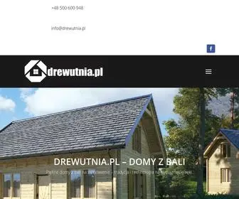 Drewutnia.pl(Domy z drewna) Screenshot