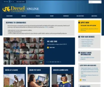 Drexel.com(Accredited Online Bachelors Degrees & Graduate Programs) Screenshot