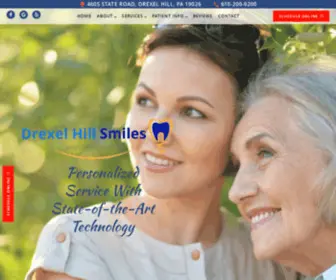 Drexelhillsmile.com(Dentist in Drexel Hill) Screenshot