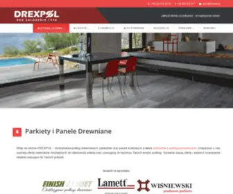 Drexpol.com.pl(Dystrybutor Podłóg i Paneli) Screenshot