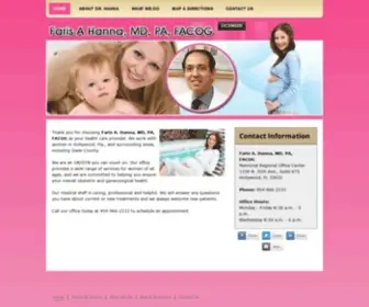 Drfarishannaobgyn.com(Faris A Hanna) Screenshot