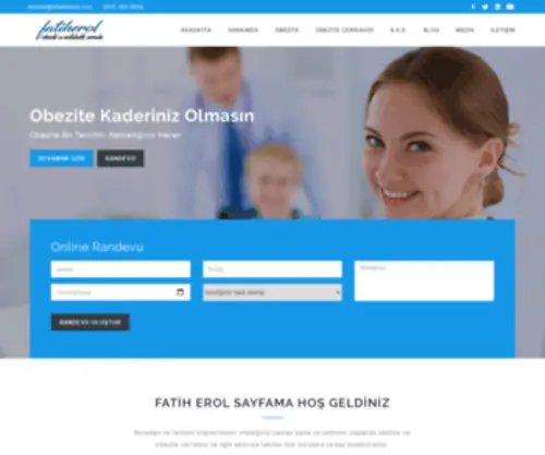 Drfatiherol.com(Obezite Cerrahi) Screenshot