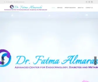 Drfatmaendocrinecenter.ae(Dr. Fatma Almarashi) Screenshot