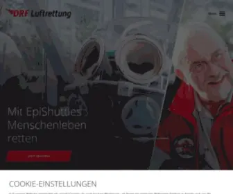 DRF.de(Seit fast 50 Jahren bietet die DRF Luftrettung professionelle Notfallrettung aus der Luft) Screenshot