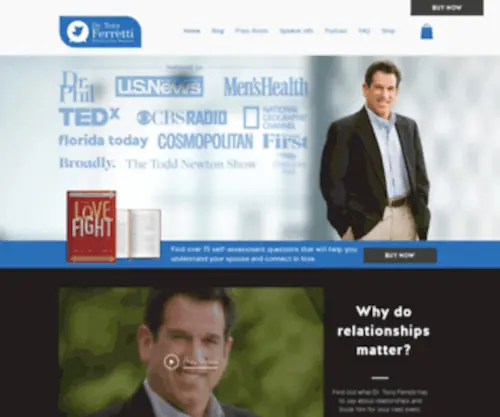 Drferretti.com(Dr. Tony Ferretti) Screenshot