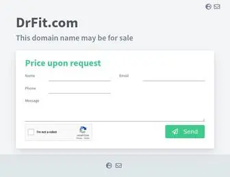 Drfit.com(Domain name may be for sale) Screenshot