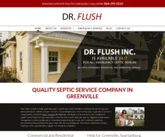 DRflushgreersc.com(Flush Inc) Screenshot