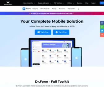 Drfone.biz(Your Complete Mobile Solution) Screenshot