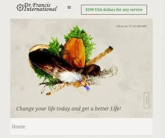 DRfrancisinternational.com(Dr. Francis) Screenshot