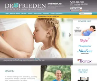 DRfriedenobgyn.com(Blake Frieden MD) Screenshot