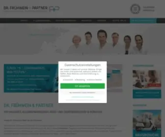 DRfruehwein.de(▶ Dr. Frühwein &amp; Partner) Screenshot