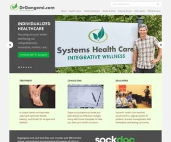 Drgangemi.com(Holistic Alternative Health Care) Screenshot