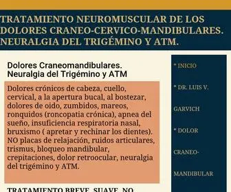 Drgarvich.com(TRATAMIENTO NEUROMUSCULAR DE LOS DOLORES CRANEO) Screenshot