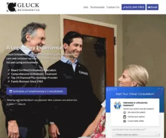DRgluck.com(Nashville Orthodontist TN) Screenshot