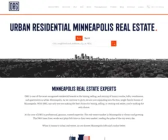 DRGMPLS.com(DRG is a leader in Minneapolis real estate and the only brokerage) Screenshot