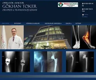 Drgokhantoker.com(Op.Dr.Gökhan) Screenshot