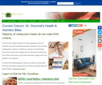 Drgourmet.com(Eat Healthy and Lose Weight with Healthy Diets and Recipes from Dr) Screenshot