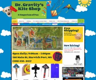 DRgravitys.com(Gravitys Kite Shop) Screenshot