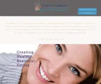 DRgreggullikson.com(We provide complete oral health and help you realize that dental health) Screenshot