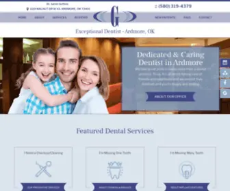 Drguthriedds.com(Dentist in Ardmore) Screenshot