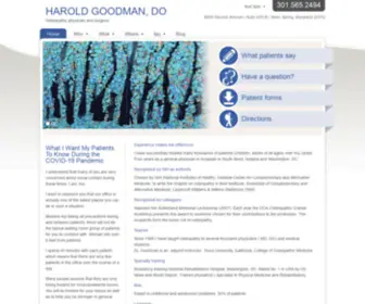 Drharoldgoodman.com(Harold Goodman) Screenshot