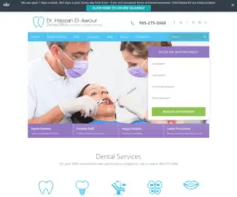 Drhassandental.ca(Dentist Mississauga) Screenshot