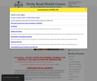 DRHC.org.uk(Derby Road Health Centre) Screenshot