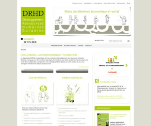 DRHD.fr(Accueil) Screenshot