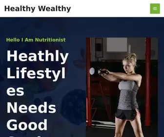 Drhelathy.com(Healthy Wealthy) Screenshot