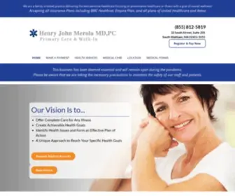 Drhenrymerola.com(Primary Care) Screenshot