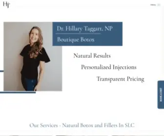 Drhillaryt.com(Dr. Hillary Taggart) Screenshot