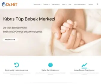 Drhit.com(Kıbrıs Tüp Bebek Tedavisi Merkezi Doktoru) Screenshot