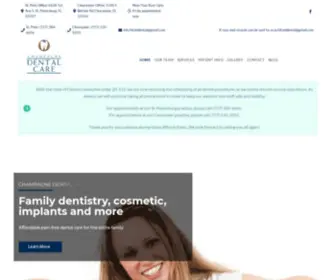 Drhitzel.com(Champagne Dental) Screenshot
