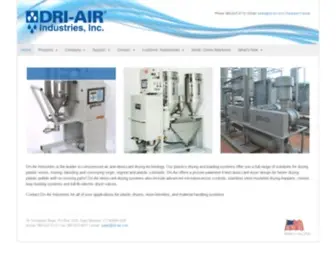 Dri-Air.com(Dri-Air Industries) Screenshot