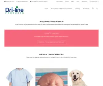 Dri-Line.com(Canadian Linen and Garment Manufacturer) Screenshot