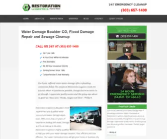 Dri-Waterdamageboulder.com(Water Damage Experts) Screenshot