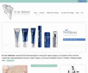 Drianwebster.co.za(Dr Ian Webster Dermatologist) Screenshot