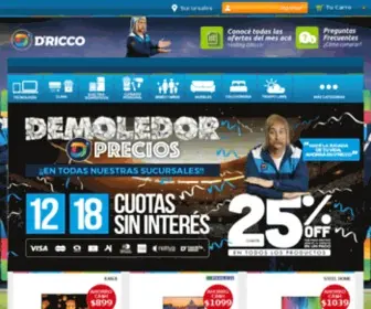 Dricco.com.ar(D´Ricco) Screenshot